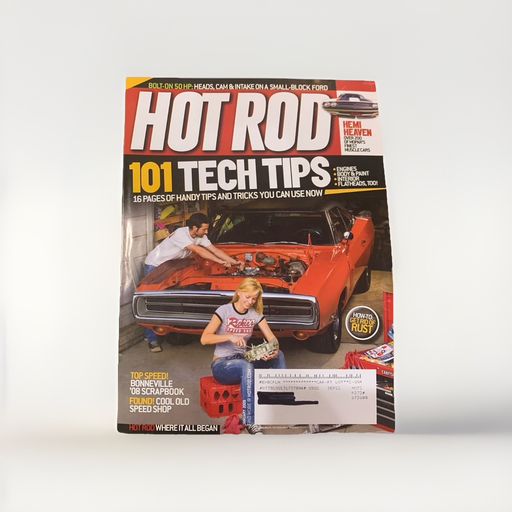 Hot Rod Magazine January 2009 Hemi Heaven Over 200 Of Mopar's Finest Muscle Cars